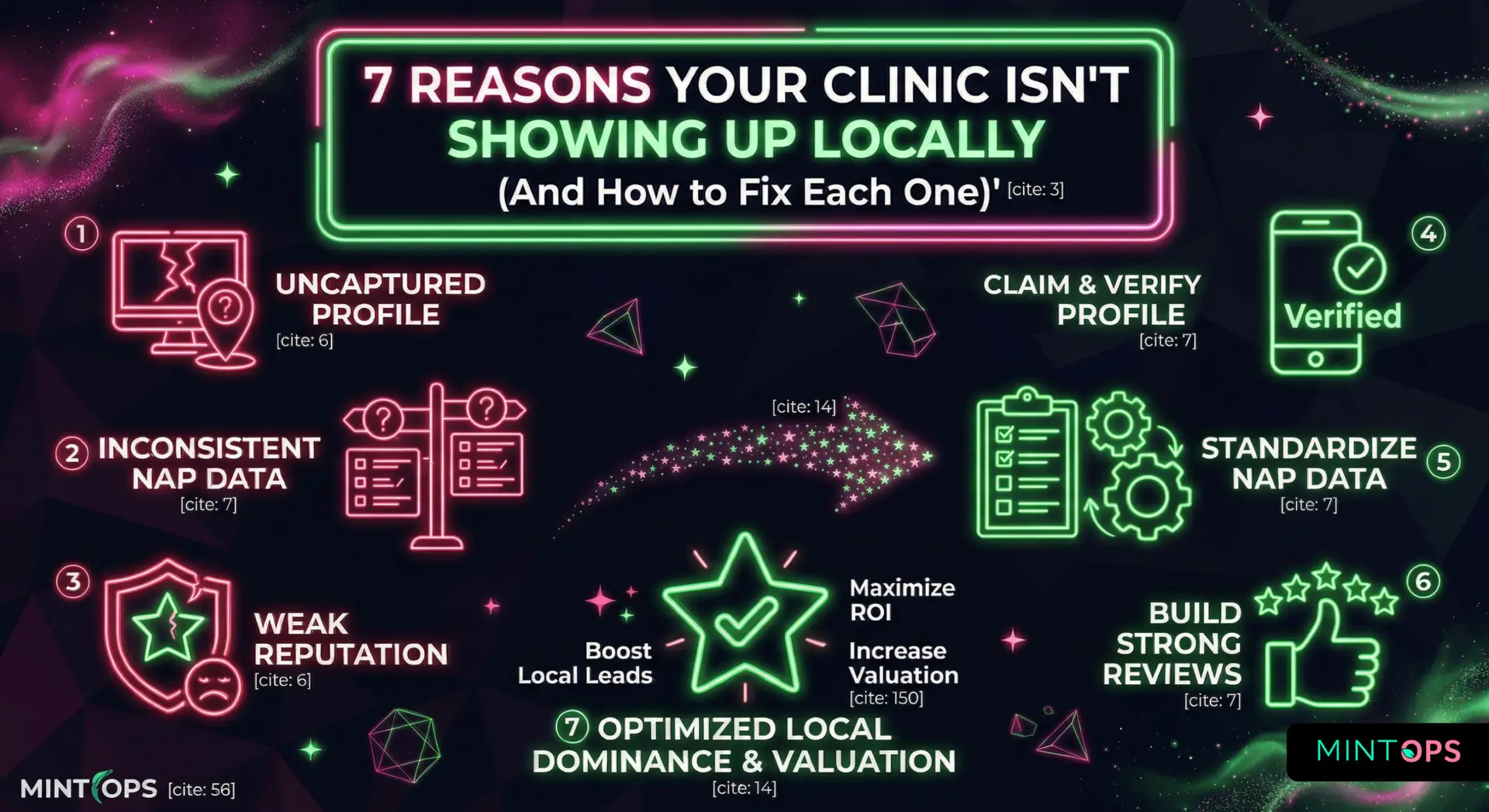 Most dental clinics lose new patients long before the phone rings—because patients can’t find them online. This listicle breaks down the most common weaknesses that damage a clinic’s local presence and offers simple, actionable fixes for each issue.